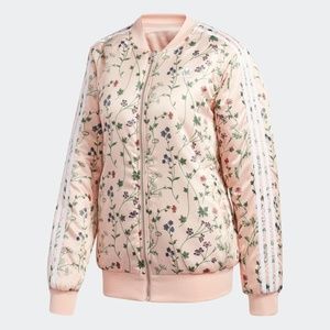 Adidas Reversible Floral Bomber Jacket